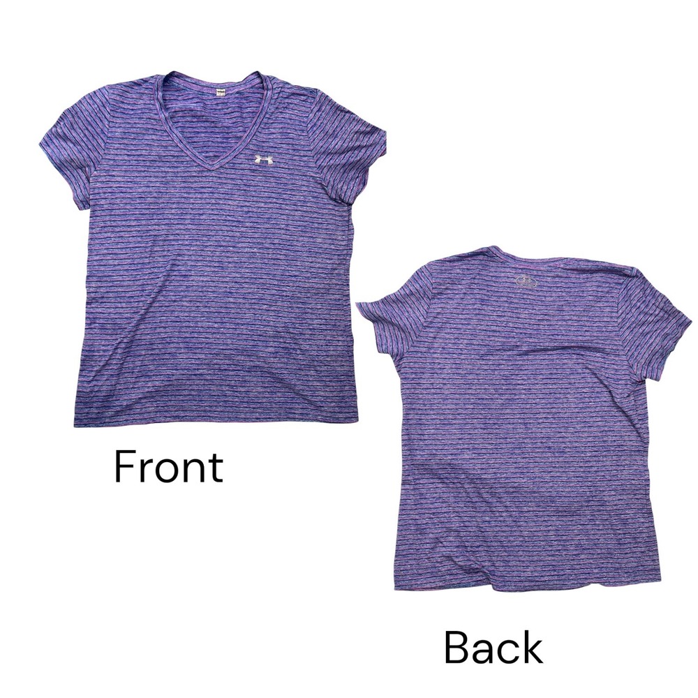 Under Armour Womens Workout Tops Bundle 4pc Activewear Gym Athleisure Layering - Picture 2 of 8